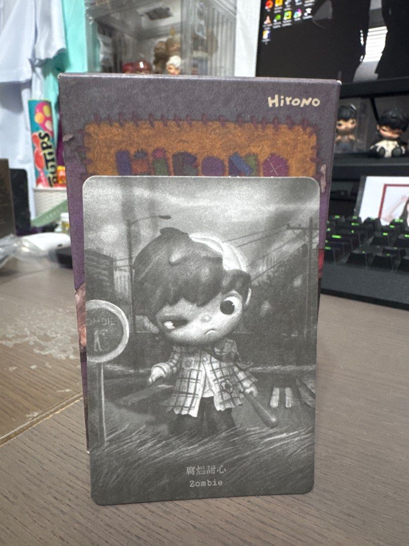 WTT/WTS Zombie Hirono Monster Carnival Popmart (Category: Designer & Blind Box Toys) located in Singapore. Submitted by zoonayuna (Listing ID 1416141748, Image 1). Description: WTS/WTT Zombie to other series Hirono (worth $18++) or Bunny/Doctor beak/Clown/Vampire! .