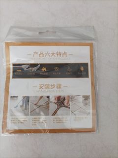 Decorative Floor Tile Adhesive Stickers- Black and Gold 20 pcs pre pack