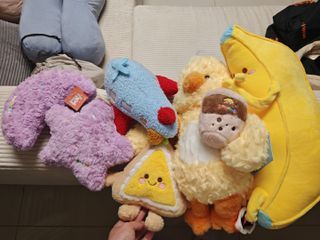 Free brand new Plushies / Soft toys. Won these from carinvals.
