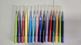 15-Colour Marker Pens with Stencils