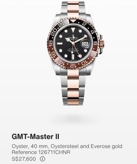 Brand New Rolex GMT Master Root Beer