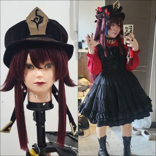 WTR WTT WTS Rent Trade Instock Genshin Impact Hu Tao Cosplay Costume Wig