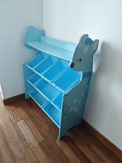 Kids' Blue Deer Toy Organizer