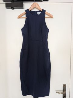 Love Bonito Navy Bodycon Dress - Size M