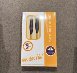 Van Den Hul The D-102 III Hybrid XLR Cable 1.5m