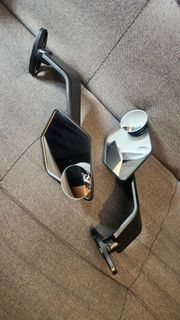 Sports bike rear view mirrors