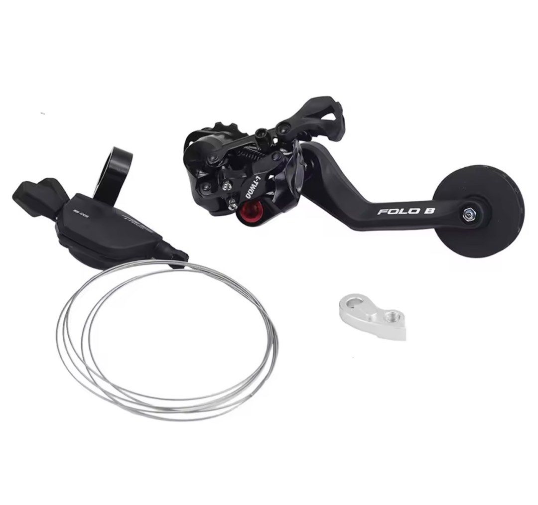 🔥Derailleur Set Fold A/B 5 7 9 Speed L-TWOO A5 A7 Rear Derailleur Shifter Tensioner With Hanger for Brompton Pikes 3Sixty Aceoffix Trifold Transmission 5/7/9s Cable Lever Paddle Guide Rear Derailleur (Category: Parts & Accessories) located in Singapore. Submitted by punggol_lew_bikescooter (Listing ID 1413237049, Image 3). Description: 🔥Derailleur Set Fold A/B 5 7 9 Speed L-TWOO A5 A7 Rear Derailleur Shifter Tensioner With Hanger for Brompton P