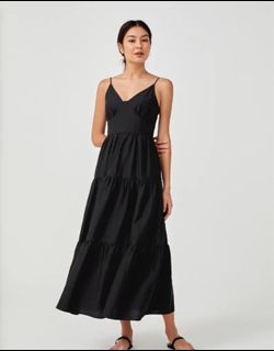 Love bonito lainey ruched panel camisol maxi dress