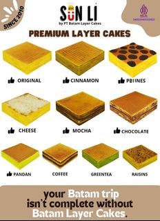 Sunli Premium Layer Cakes - Various Flavours