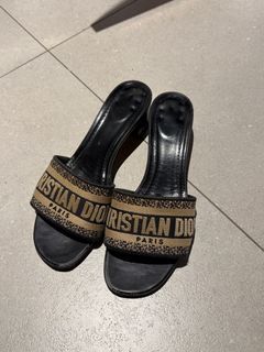 Christian Dior Paris Slide Heel Sandals