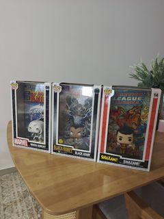 Funko Pop! Figures - Shazam!, Black Adam, Moon Knight (SOLD)