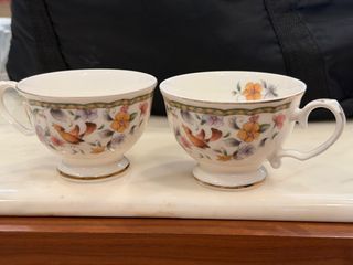 Yamaka International Fashion Bone Teacups - Set of 2