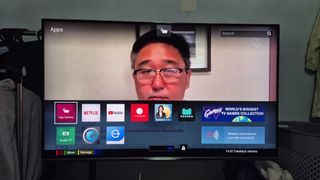 Philips Smart TV with Edgewall TV rack