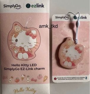 THE BEST AND MOST USEFUL GIFT! Brand new Hello Kitty LED Ezlink charm for sale! 😊