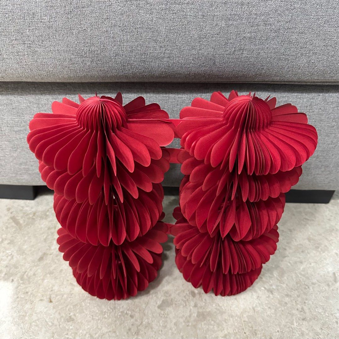 Chinese Wedding Decorations - Red Purse, Red Fabric, Red Flower Ball, Deco (Category: Occasions & Party Supplies) located in Singapore. Submitted by polarbear6043 (Listing ID 1414534538, Image 9). Description: All items like new. Used only once for wedding. Each item different price. Pick up at AMK Blk 602 / Lentor MRT / YCK MRT. Free delivery for selected locations. .