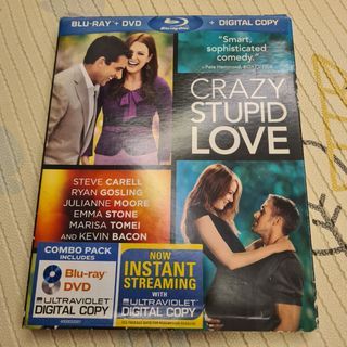FREE TRACKABLE SHIPPING AND UNUSED! Steve Carell, Ryan Gisling, Emma Stone and Julianne Moore Hit Romantic Comedy Crazy Stupid Love Combo Blu Ray DVD  2-Disc Set