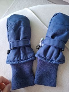 Wildbreakers 3M Thinsulate Navy Mittens Ski Gloves kids - 3 to 4 yrs