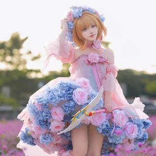 Cardcaptor Sakura Clear Card Vol 12 Cover Flower Fairy Cosplay Cos