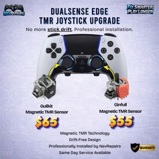 🔥 Dualsense Edge TMR/Hall Effect Joystick Upgrade