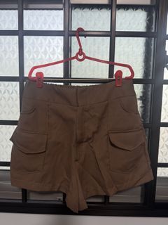 Brown Cargo Shorts