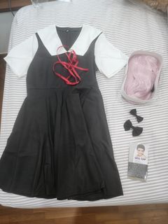 RENT INSTOCK WTR WTT WTS Kaguya-sama: Love is War Chika Fujiwara Cosplay Costume and  Wig Cos Set