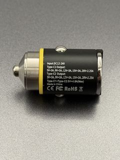 Flushed cigarette 12V 24V 25W USB-C adapter adaptor 