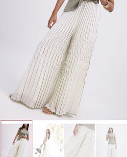 LF: Love Bonito Elastic Pleated Wide Leg Pants
