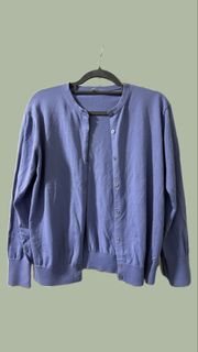 Uniqlo Blue Cardigan
