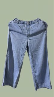 Uniqlo kids Light Wash Wide Leg Jeans