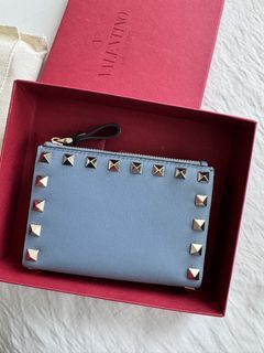 Valentino Garavani Rockstud Zip Card Holder - BRAND NEW