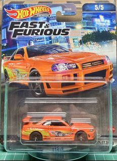 Hot Wheels Fast & Furious Nissan Skyline GT-R (BNR34)