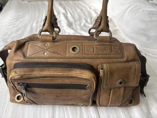 Bally Brown Leather Handbag - New but need restoration 