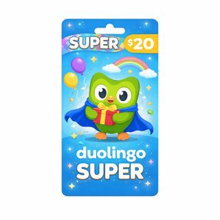 Duolingo Super Gift Card - 1yr