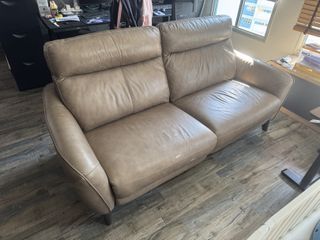 Nitori 3-Seater Reclining Sofa with USB Charging