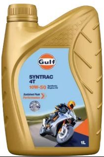Gulf Syntrac 10W50 Fully Synthetic Motorcycle 4T Engine oil