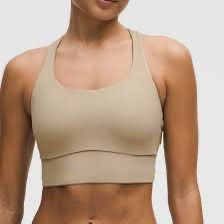 Lululemon Energy long line Bra in Beige / Brown