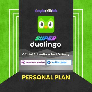 Duolingo Super/Plus Gift Card | 6 or 12 Months Access | Not "Lifetime"/Shared Account | Trusted Seller