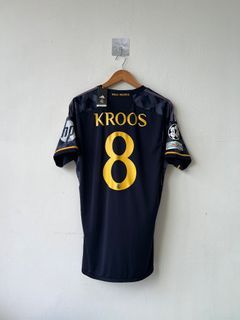 (M) Real Madrid 2023-24 Away Kit Kroos #8 (NEW) Original Jersey Jersi