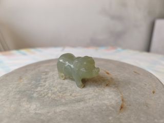 Jade Pig Figurine