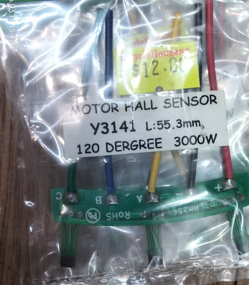 QS Electric motor Hall sensor Borad Plate 120 Degree [PAB Eco drive Jimove MC Zebra food delivery Motorcycle Bike Blue tag Orange tag grab food panda SCOOTER pmd] (Category: Other PMDs & Parts) located in Singapore. Submitted by allbicycleshop (Listing ID 1426640765, Image 5). Description: 620 Hougang ave 8 #01-272 (S)530620 contact 91961216 12pm to 10 pm daily #Motorcycle #Ebike #Carbon #License #LicensePlate #AluminumFrame #Blindspot #Mirror #B