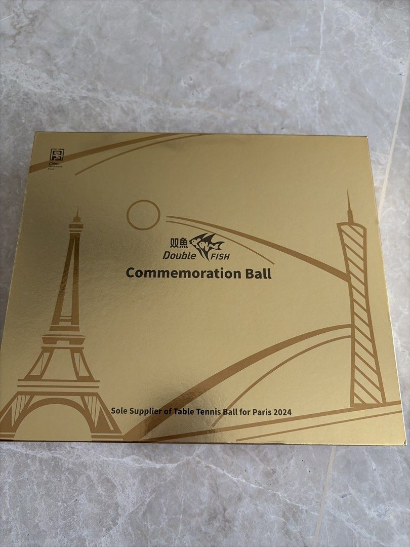 Double Fish Paris Olympics 2024 Commemoration Ball in Table Tennis Balls (Category: Racket & Ball Sports) located in Singapore. Submitted by msbell (Listing ID 1427322215, Image 2). Description: Well the Year that FZD won! Commemorative set. $40 Negotiable if deal at convenient place .
