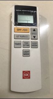 KDK Ceiling Fan Remote Control