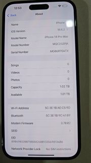 iPhone 14 Pro Max Space Black 1 TB