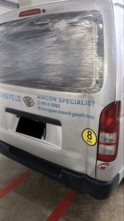 Toyota Hiace Van  panel beating & spray