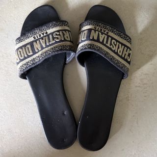 Christian Dior Slides - Black