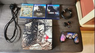 PS4 Slim 1TB console + 3 Games + Controller