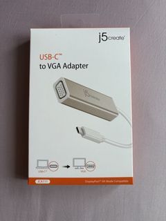 J5CREATE JCA111 USB Type-C to VGA Adapter