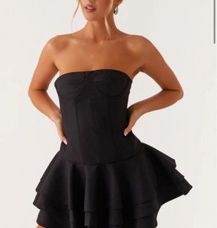 PEPPERMAYO floriana ruffle mini dress