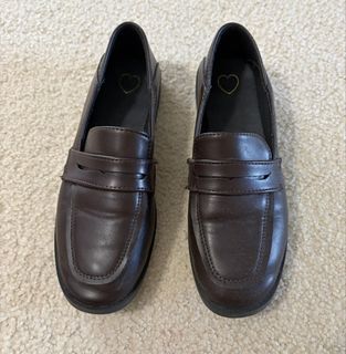 Classic Japanese School Brown Loafers (Cosplay Photoshoots/lolita/jirai kei) - Size EU 40