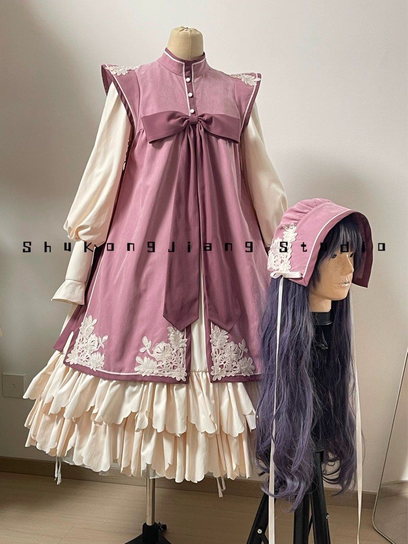 Cardcaptor Sakura Daidouji Tomoyo Flower Garden Lolita Cosplay Cos (Category: Other Merchandise) located in Singapore. Submitted by kei970 (Listing ID 1431556315, Image 2). Description: - Includes inner dress, outer dress, and bonnet - Has intricate lace detailing - Size L (see pic 3 for measurements) Worn once and washed.
